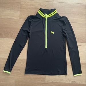 ❌SOLD❌ LIKE NEW PINK Victoria’s Secret Ultimate Sports Quarter Zip Pullover